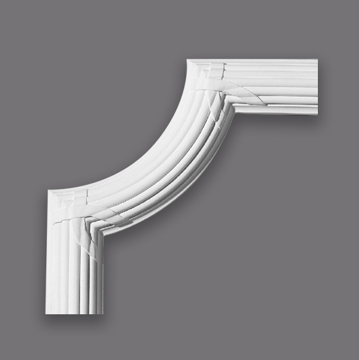 Fibrous Plaster Reed Wall And Ceiling Panel Corners